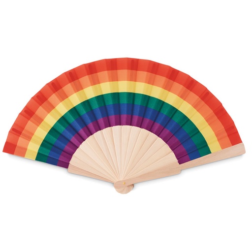 [MO6446] BOWFAN - Rainbow in Legno He Fan