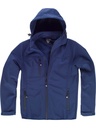 Softshell con cappuccio staccabile