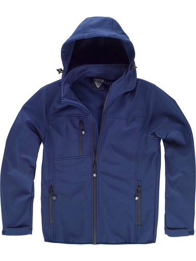 Softshell con cappuccio staccabile