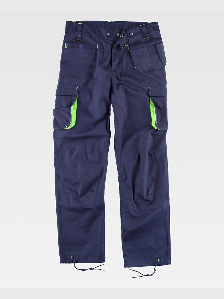 Pantalone da lavoro multitasche rinforzi alle ginocchia