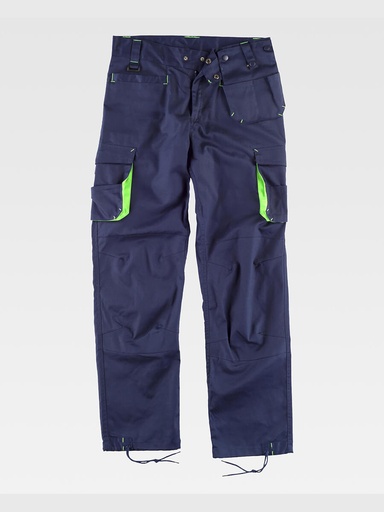 Pantalone da lavoro multitasche rinforzi alle ginocchia