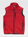 Gilet workshell antivento e termico con bordino riflettente