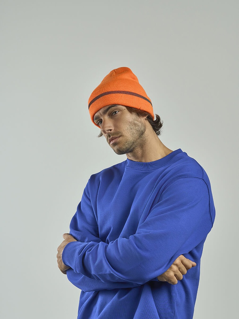 Cuffia in maglia alta visibilita