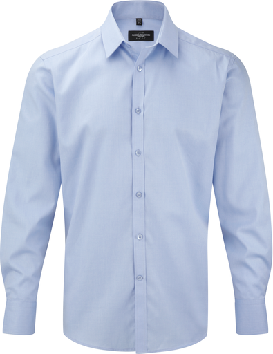 Camicia uomo Herringbone manica lunga
