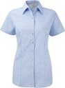 Camicia donna Herringbone manica corta