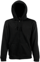 Felpa uomo Premium con cappuccio full zip (62-034-0)