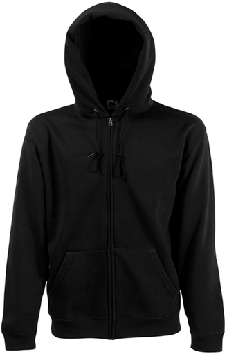 Felpa uomo Premium con cappuccio full zip (62-034-0)