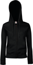 Felpa donna Premium con cappuccio full zip (62-118-0)