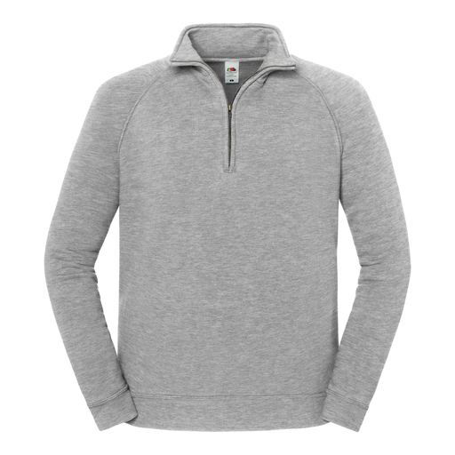 Felpa Iconic premium da uomo con zip sul colletto