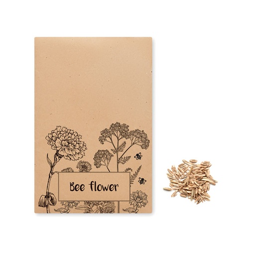 [MO6501] SEEDLOPEBEE - Flowers Mix Seeds in Envelope