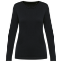 T-shirt donna Supima® maniche lunghe e girocollo
