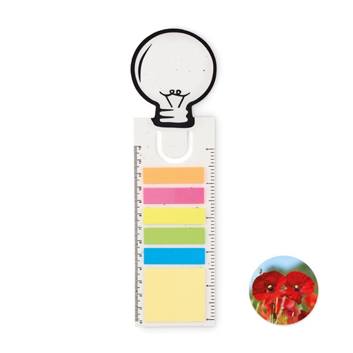 [MO6512] IDEA SEED - Seed Carta Bookmark W/memo Pad