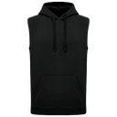 Felpa con cappuccio unisex senza maniche