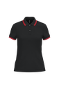 Polo donna maniche corte a righe