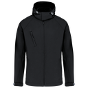 Giacca Softshell con cappuccio staccabile uomo