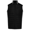 Bodywarmer bimateriale uomo