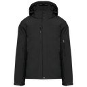 Parka uomo softshell imbottito con cappuccio