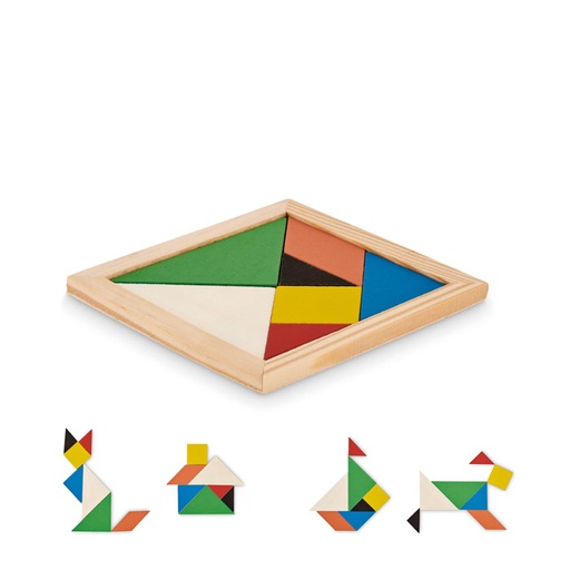 [MO6693] TANGRAM - Tangram Puzzle in Wood
