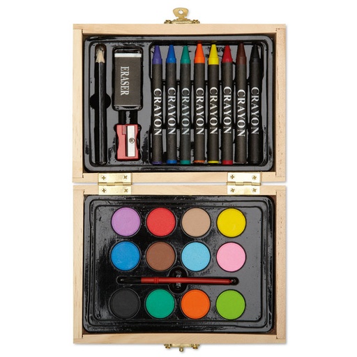 [MO8249] BEAU - Painting Set in in Legno Scatola