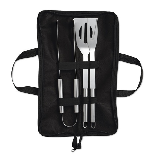 [MO8290] SHAKES - 3 Barbecue Tools in Pochette