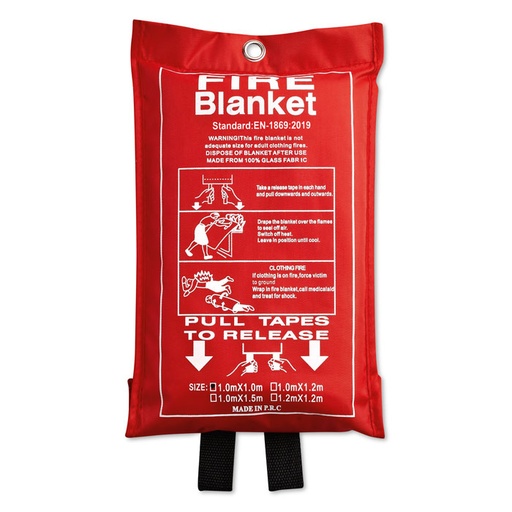 [MO8373] BLAKE - Fire Coperta in Pochette 100x95cm