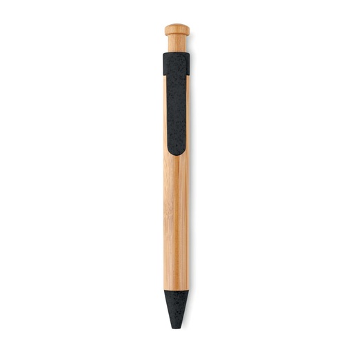 [MO9481] TOYAMA - Bambù/wheat-straw ABS Ball Penna