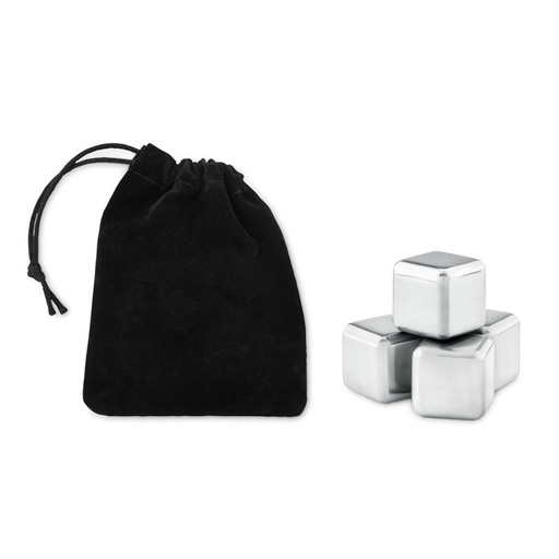 [MO9502] ICY - Set di 4 Ss Ghiaccio Cubes in Pochette