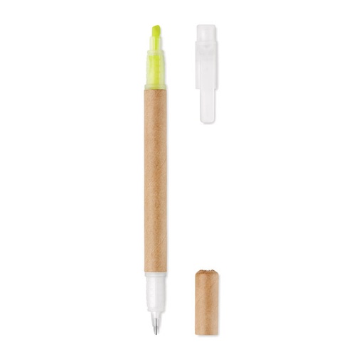 [MO9895] DUO Carta - 2 in 1 Scatola Penna Highlighter