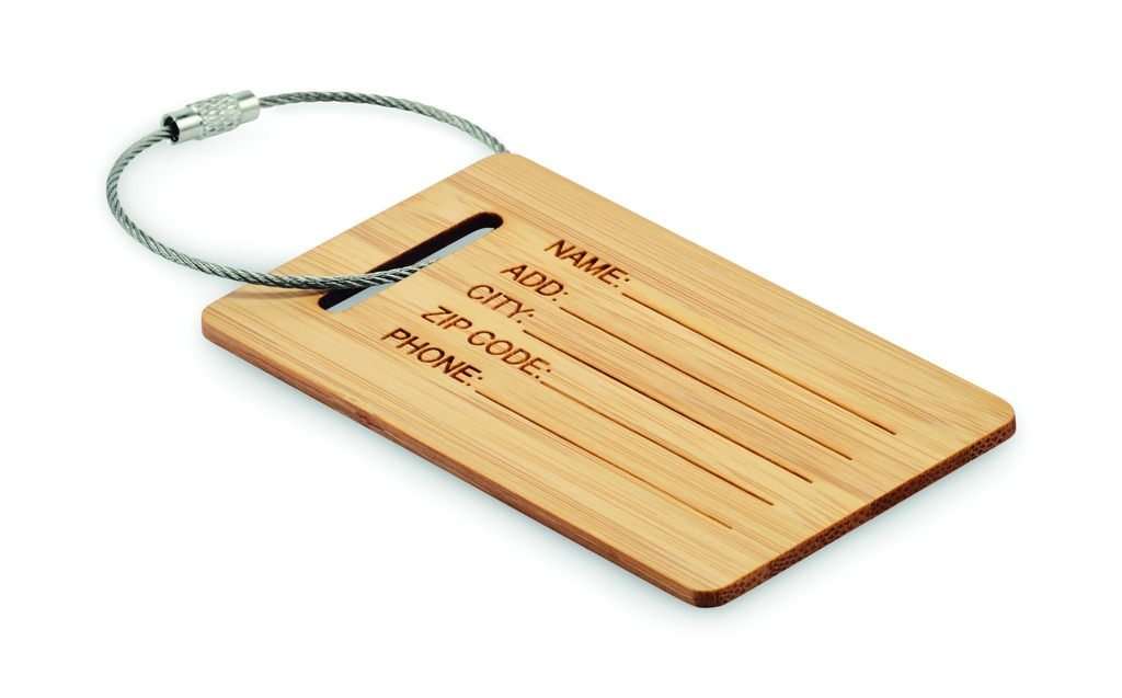 MIO - Label luggage in bamboo