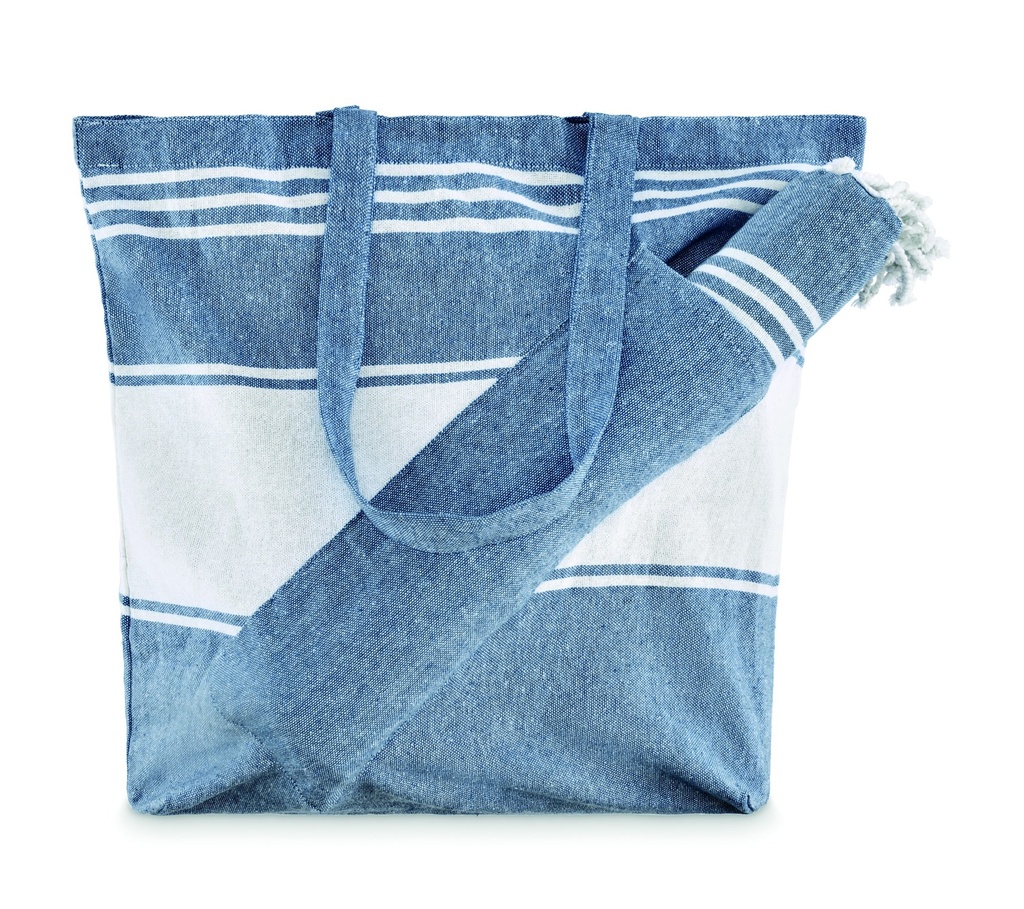 HUMMUM - Borsa da spiaggia con telo
