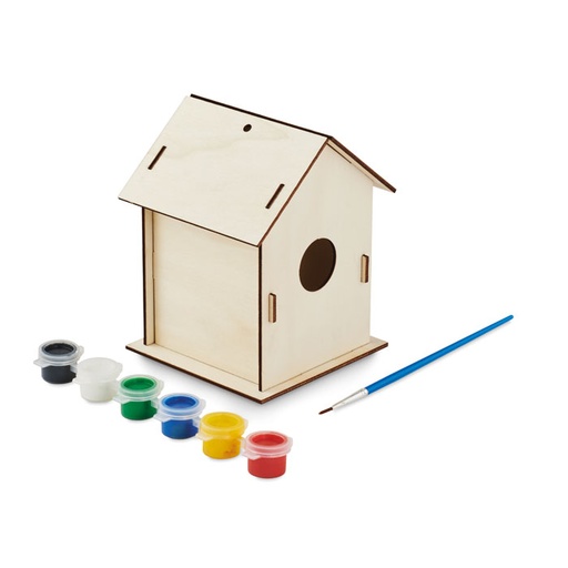 [MO2130] PAinTHOUSE - Diy in Legno Bird House Kit
