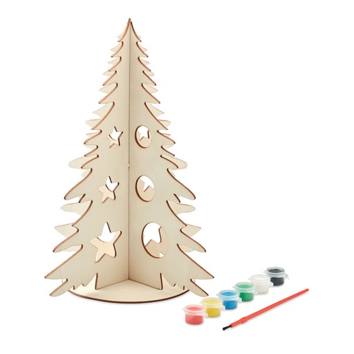 [CX1493] TREE e PAinT - Diy in Legno Christmas Tree