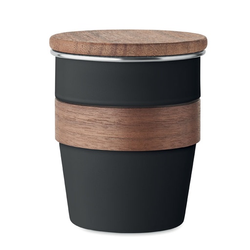 [MO2322] WALNUT - Single Parete Bicchiere Termico 350 ml