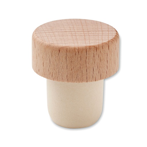 [MO2457] BOPPER - Beech Wood Borraccia Stopper