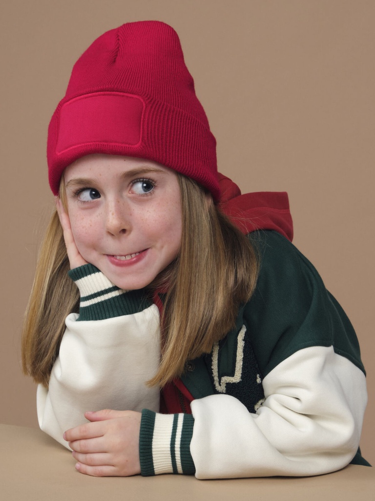 Berretto originale con toppa per bambini