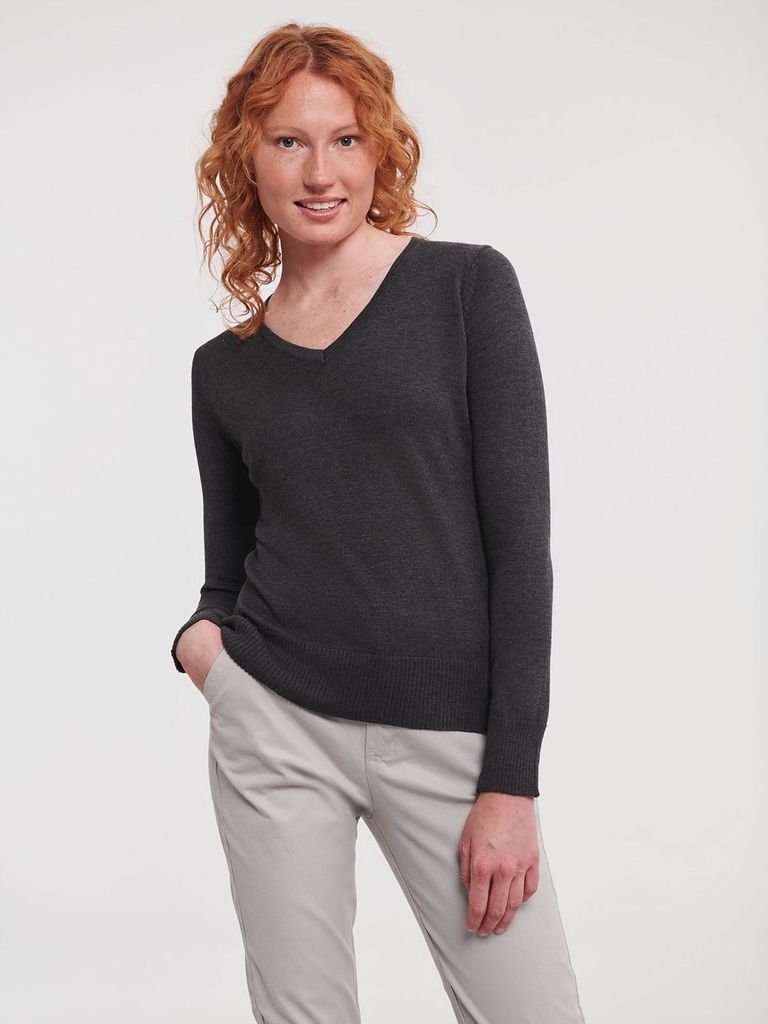 Maglione donna scollo a V