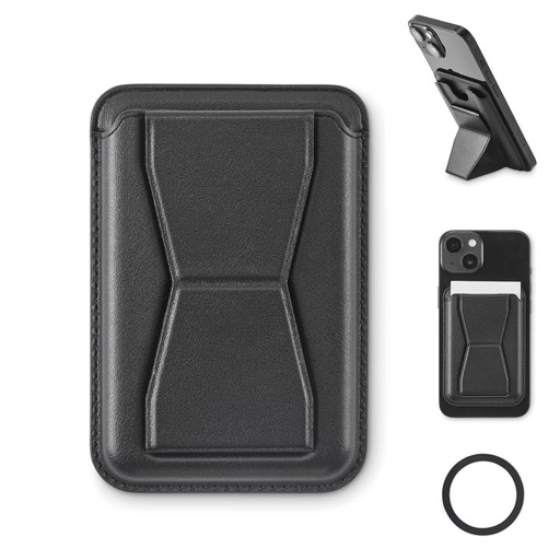 [MO2654] LEAMAG - Magnetic Pu Cardholder