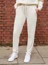 Pantaloni in tuta in french terry con vita elasticizzata