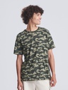 T-shirt in cotone con taglio moderno e superficie adatta a stampa e ricamo