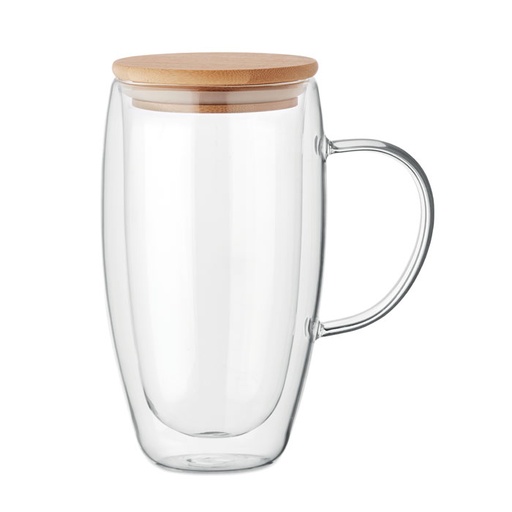 [MO2673] TEROL - Doppia Parete Vetro Tazza 450ml
