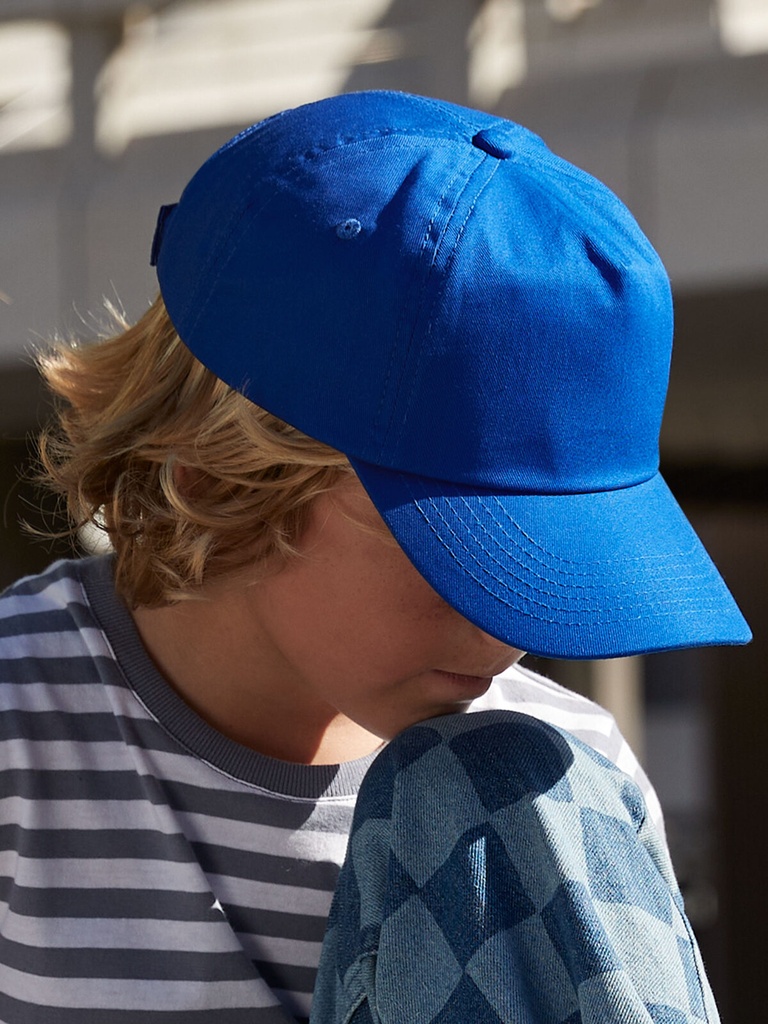 Cappellino da bambino a 5 pannelli in cotone twill
