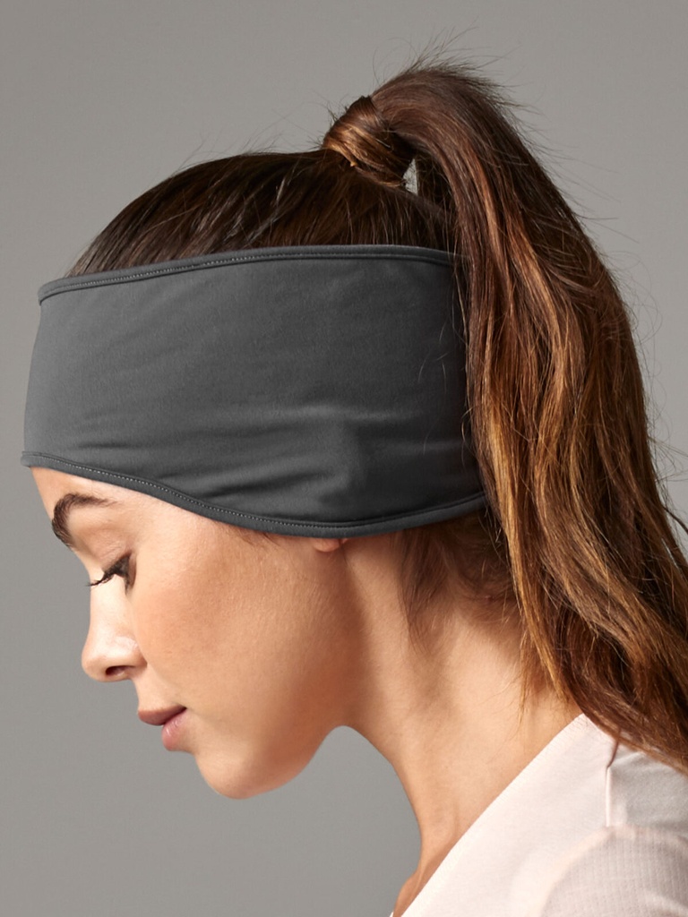Fascia sportiva in softshell traspirante e antivento