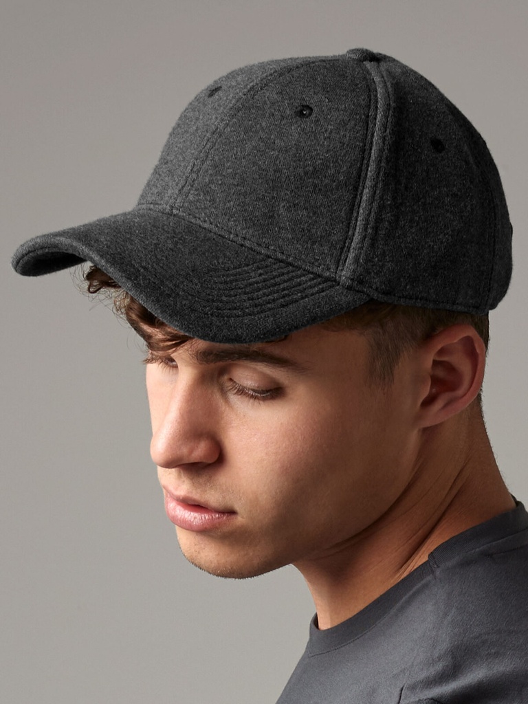 Cappellino in jersey di cotone spazzolato