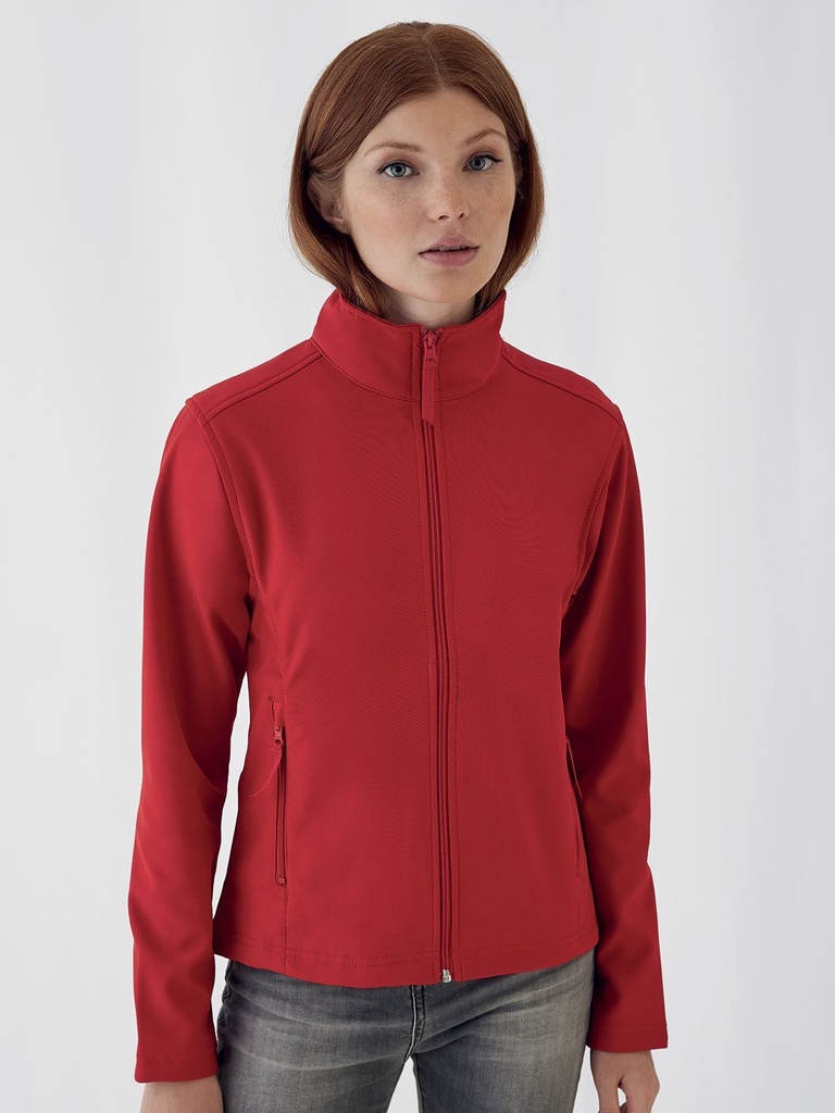 Giacca softshell donna a 2 strati idrorepellente e traspirante