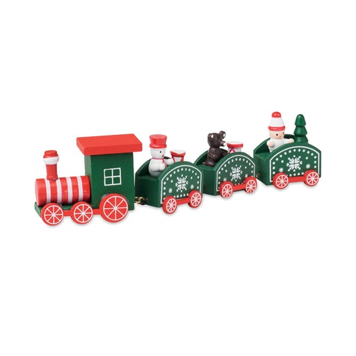 [CX1559] JUNA - in Legno Christmas Train