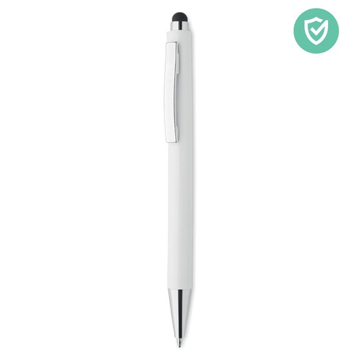 [MO6153] BLANQUITO CLEAN - Antibacterial Stylus BallPenna